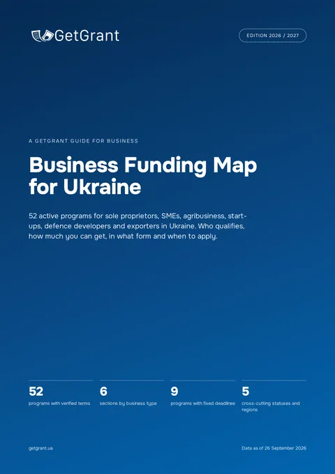 Business Funding Map 2026/2027 cover