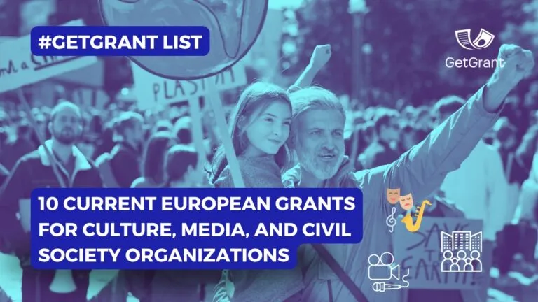 10 European Grants for Culture, Media, and the Public Sector: GetGrant List