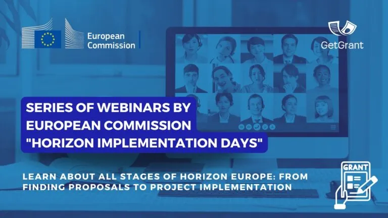 The European Commission’s webinar series “HORIZON IMPLEMENTATION DAYS”