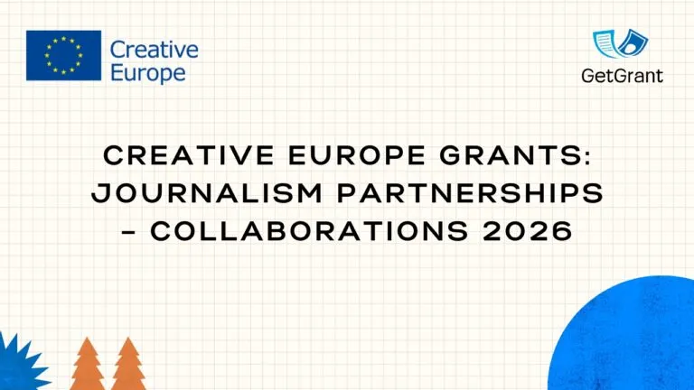 Creative Europe Grants: Journalism Partnerships – Collaborations 2026