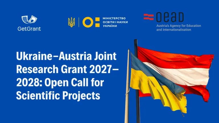 Ukraine-Austria Joint Research Grant 2027–2028: Open Call for Scientific Projects