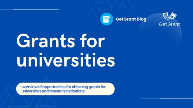 Grants for universities and research institutions – blog GetGrant