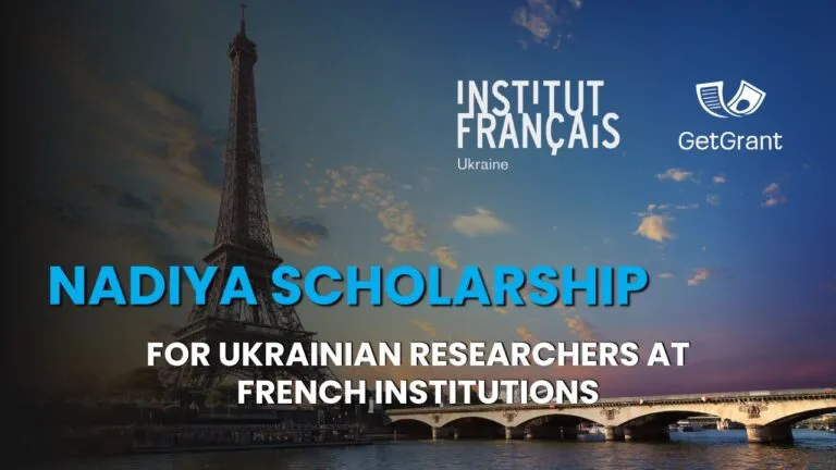 NADIYA Scholarship 2026: up to €2,055/month for Ukrainian researchers at French institutions