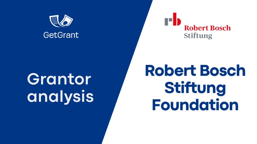 Robert Bosch Stiftung: Grantor analysis 2026