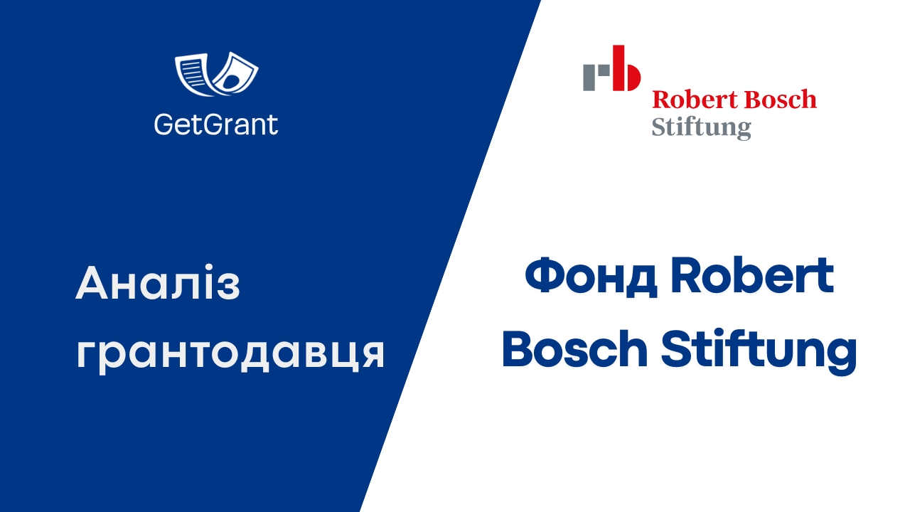 Фонд Robert Bosch Stiftung: аналіз грантодавця 2026