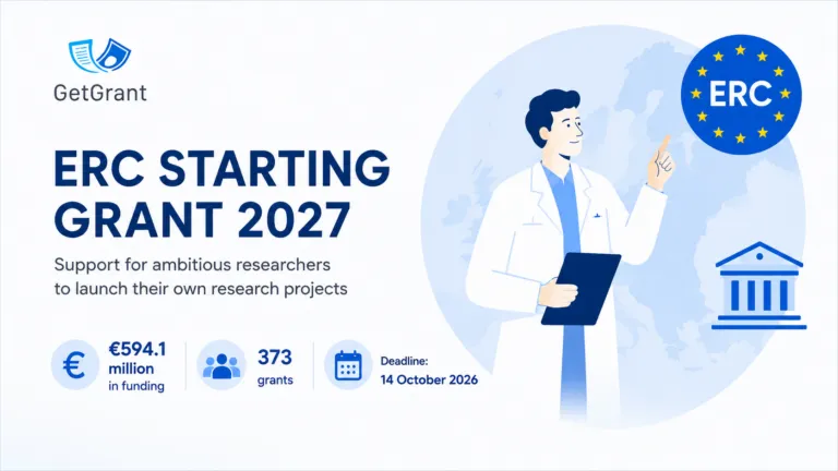 ERC Starting Grant 2027: EUR 1.5M for PhD