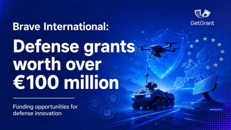 Brave International: over €100M in defense grants
