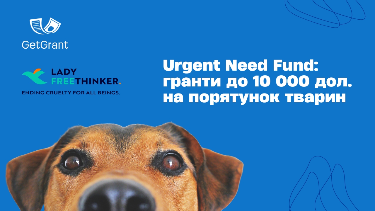 Urgent Need Fund: гранти до 10 000 дол. на порятунок тварин