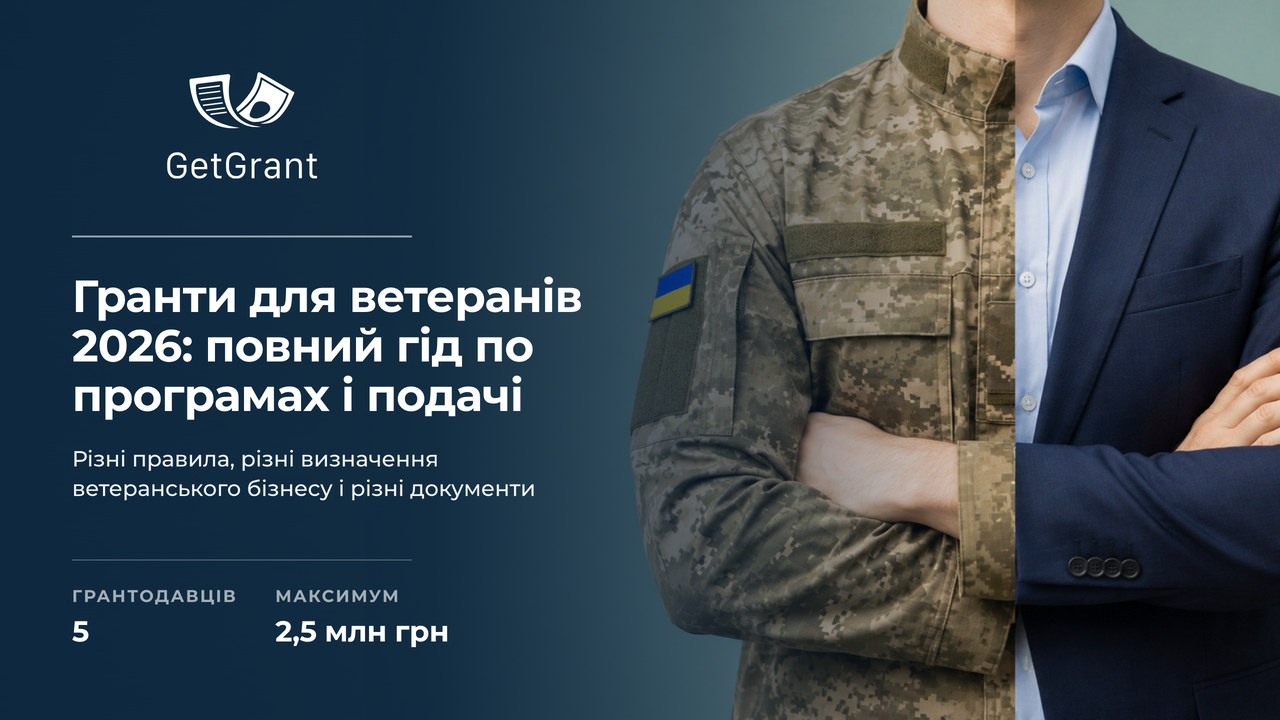 Гранти для ветеранів 2026: повний гід по програмах і подачі