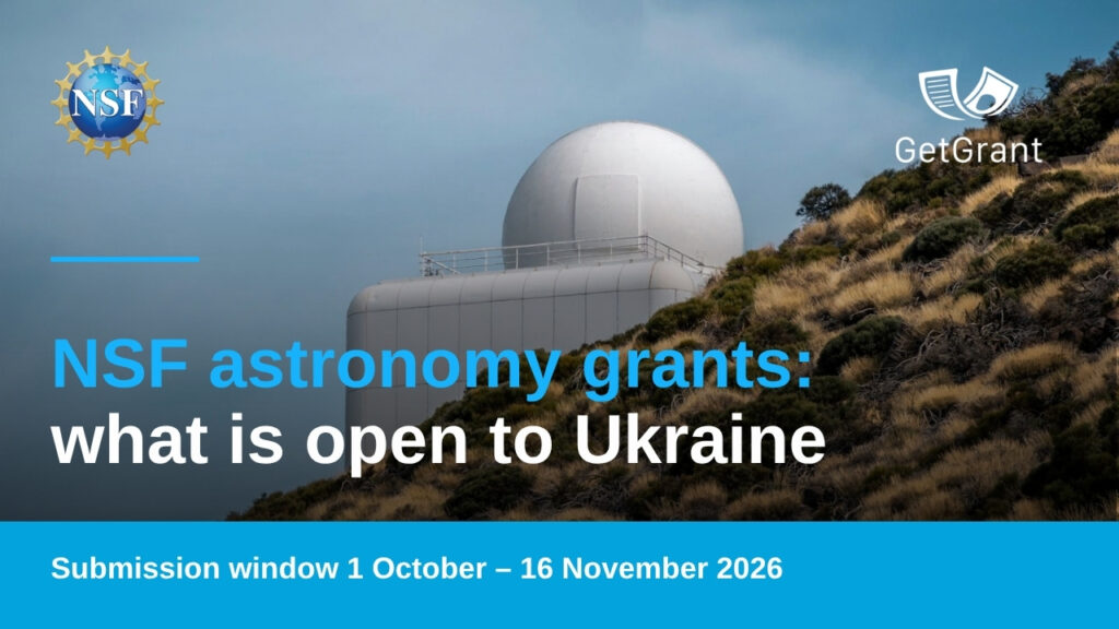 NSF astronomy grants: what is open to Ukraine