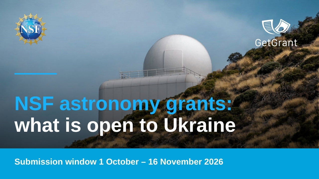 NSF astronomy grants: what is open to Ukraine