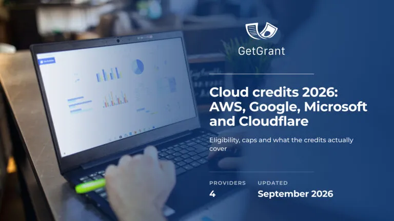 Cloud credits for startups 2026: AWS, Google, Microsoft and Cloudflare compared