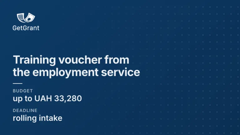 Training voucher of up to UAH 33,280: the state pays for a new profession