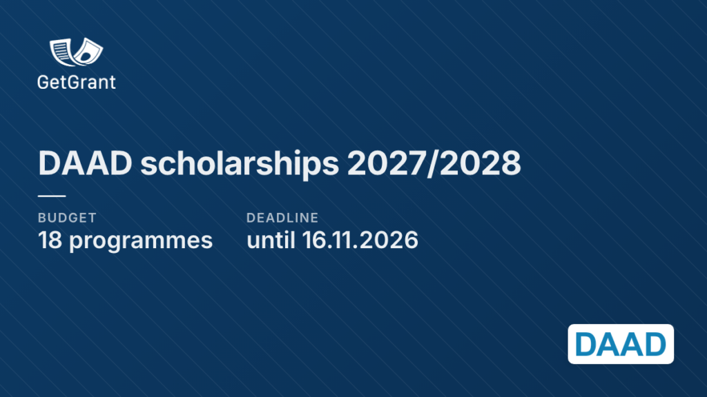 DAAD scholarships for 2027/2028: study and research in Germany