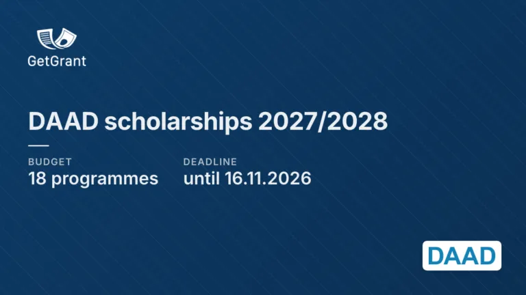 DAAD scholarships for 2027/2028: study and research in Germany