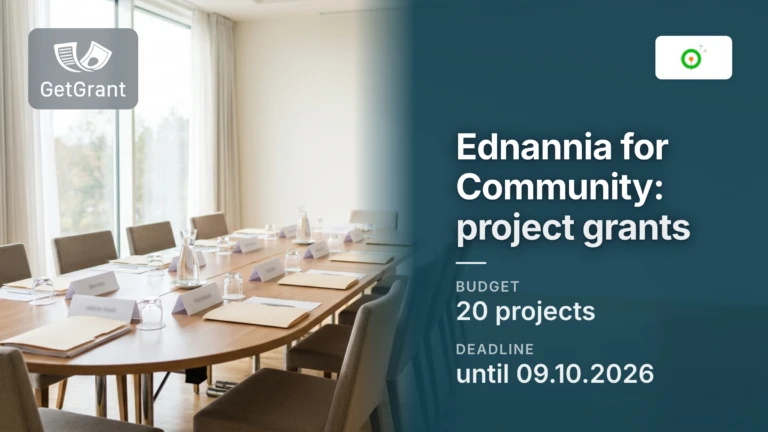 Ednannia for Community: project grants for reforms, recovery and European integration