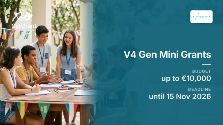 V4 Gen Mini Grants of the Visegrad Fund: up to EUR 10,000 for youth exchanges with Ukraine, draft by 1 November