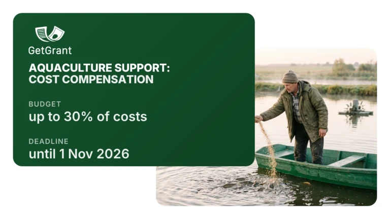 State support for aquaculture: 20-30% cost compensation for freshwater fish producers across Ukraine, applications via the State Agrarian Register until 1 November