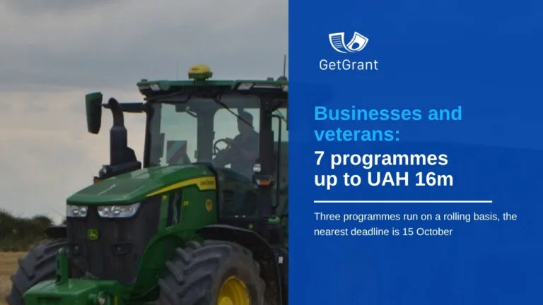 7 programmes for Ukrainian businesses and veterans
